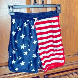Patriotic, swim trunks, size large (12/14), Cat & Jack brand